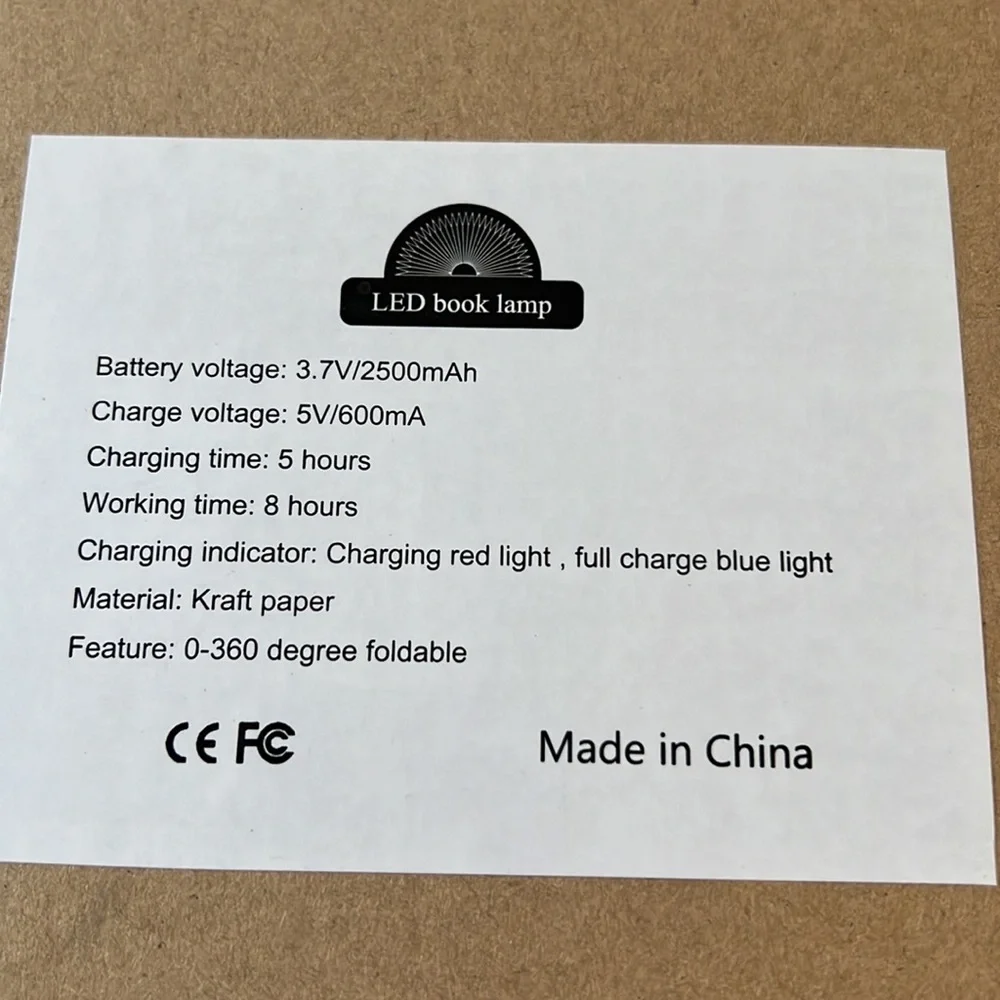 LED book lamp - Picture 8 of 8